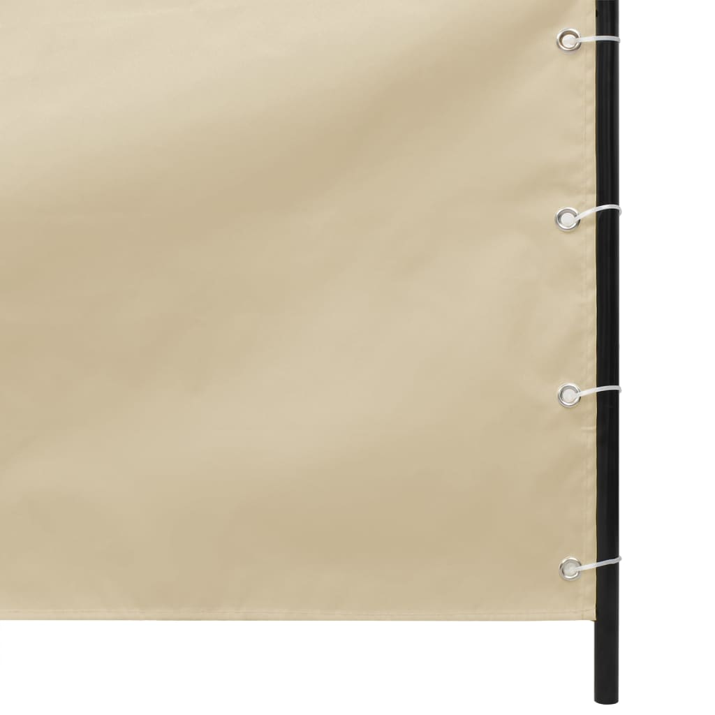 Vidaxl balkonskærm 140x240 cm oxford stof beige