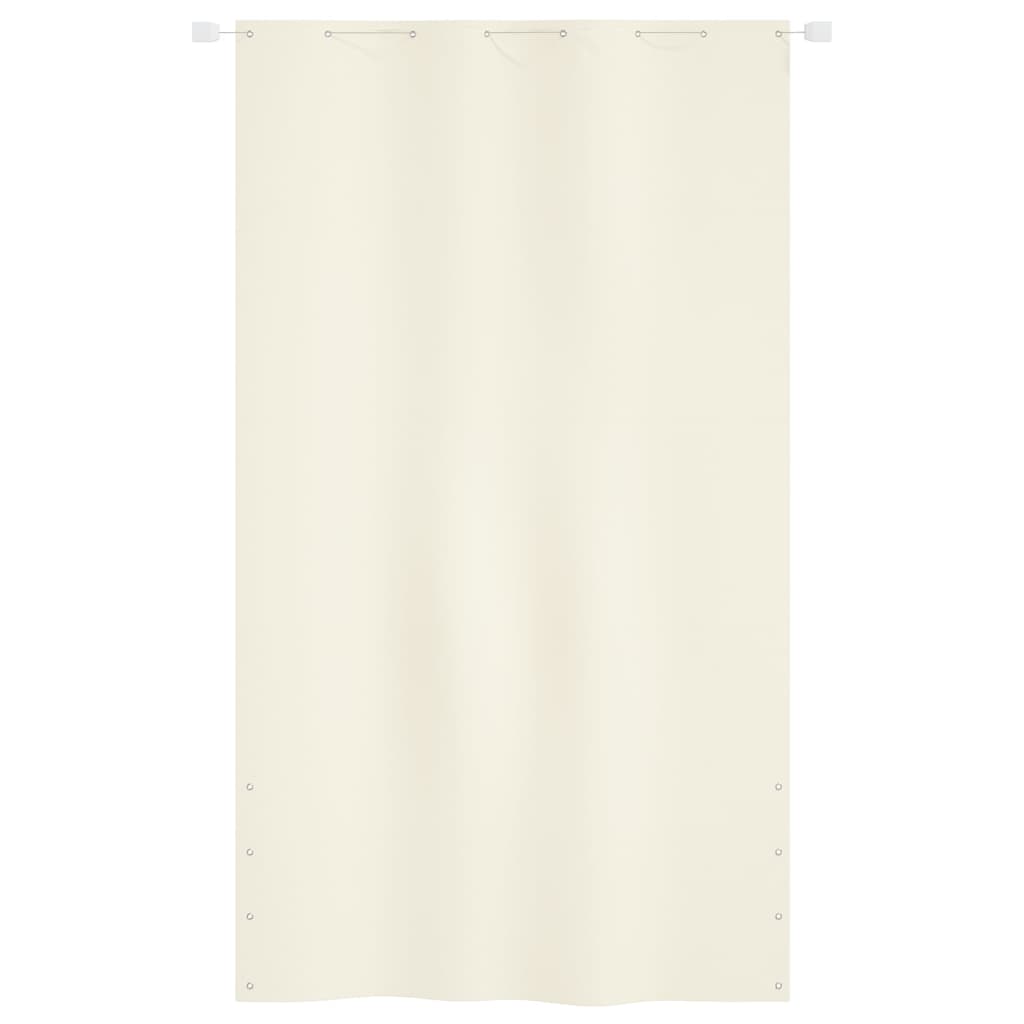 Vidaxl balkonskærm 140x240 cm Oxford stofcreme -farvet