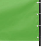 Pantalla de balcón Vidaxl 80x240 cm Oxford Fabric Verde