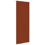 Vidaxl Balkon Écran 80x240 cm Oxford Stoff Terracotta -Colored