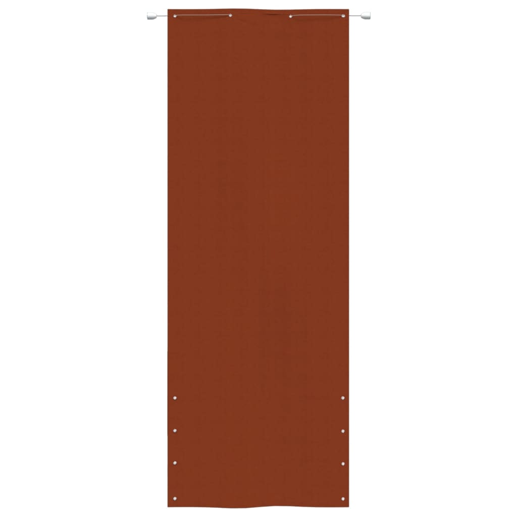 Vidaxl Balkon Écran 80x240 cm Oxford Stoff Terracotta -Colored