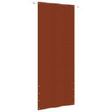 Obrazovka balkonu Vidaxl 100x240 cm Oxford Fabric Terracotta -colored