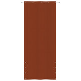 Vidaxl Balcony Screen 100x240 cm Oxford Fabric Terracotta -Collorato