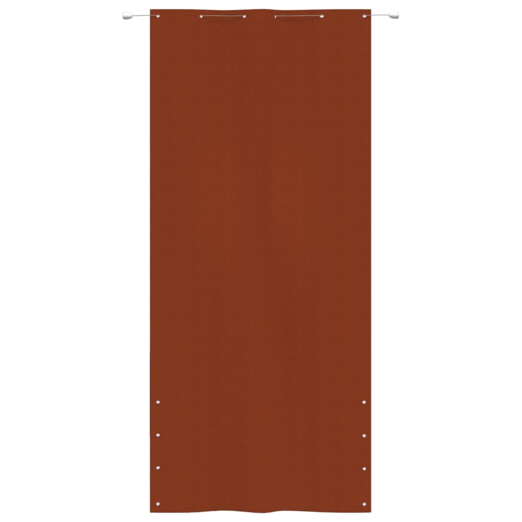 Vidaxl Balcony Screen 120x240 cm Oxford Fabric Terracotta -colored