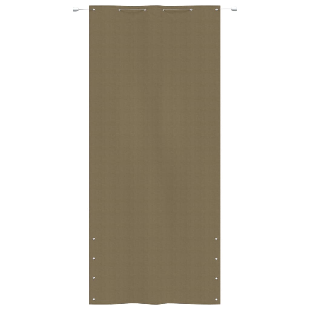 VidaXL Balkonscherm 120x240 cm oxford stof taupe