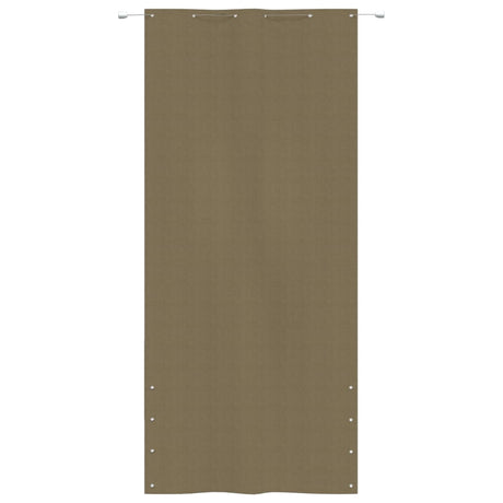 VidaXL Balkonscherm 120x240 cm oxford stof taupe