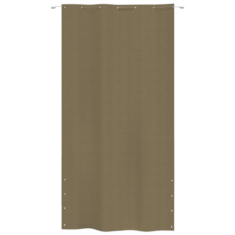 VidaXL Balkonscherm 140x240 cm oxford stof taupe