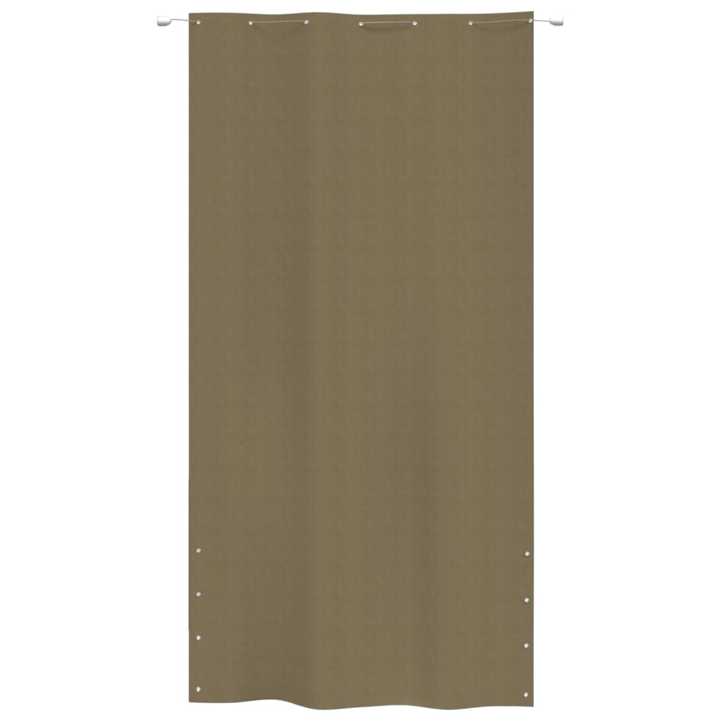 Vidaxl Balkon SCREEN 140X240 cm Oxford Stoff Taupe