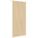 Vidaxl Balkon Screen 120x240 cm Oxford Tkanina żółta i biała