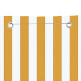 Écran de balcon Vidaxl 120x240 cm Oxford Fabric jaune et blanc