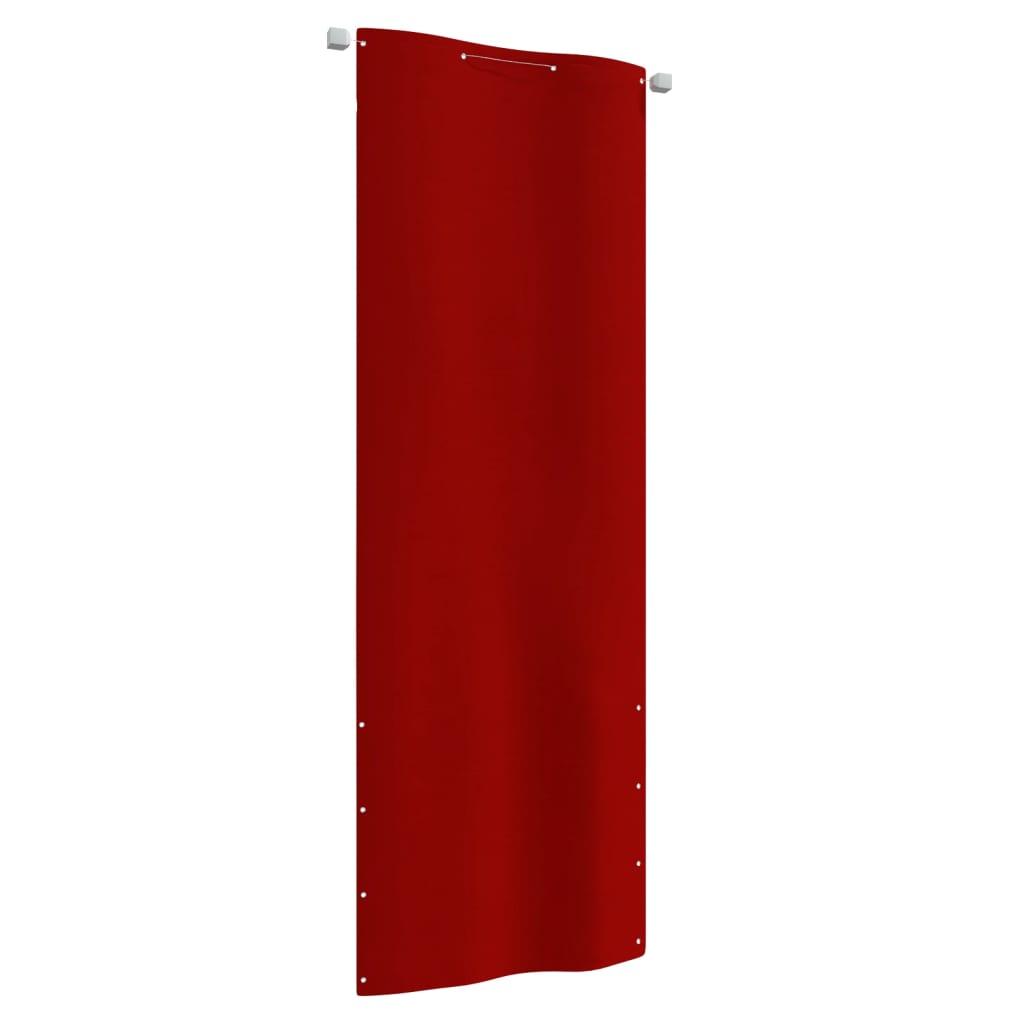 VidaXL Balkonscherm 80x240 cm oxford stof rood