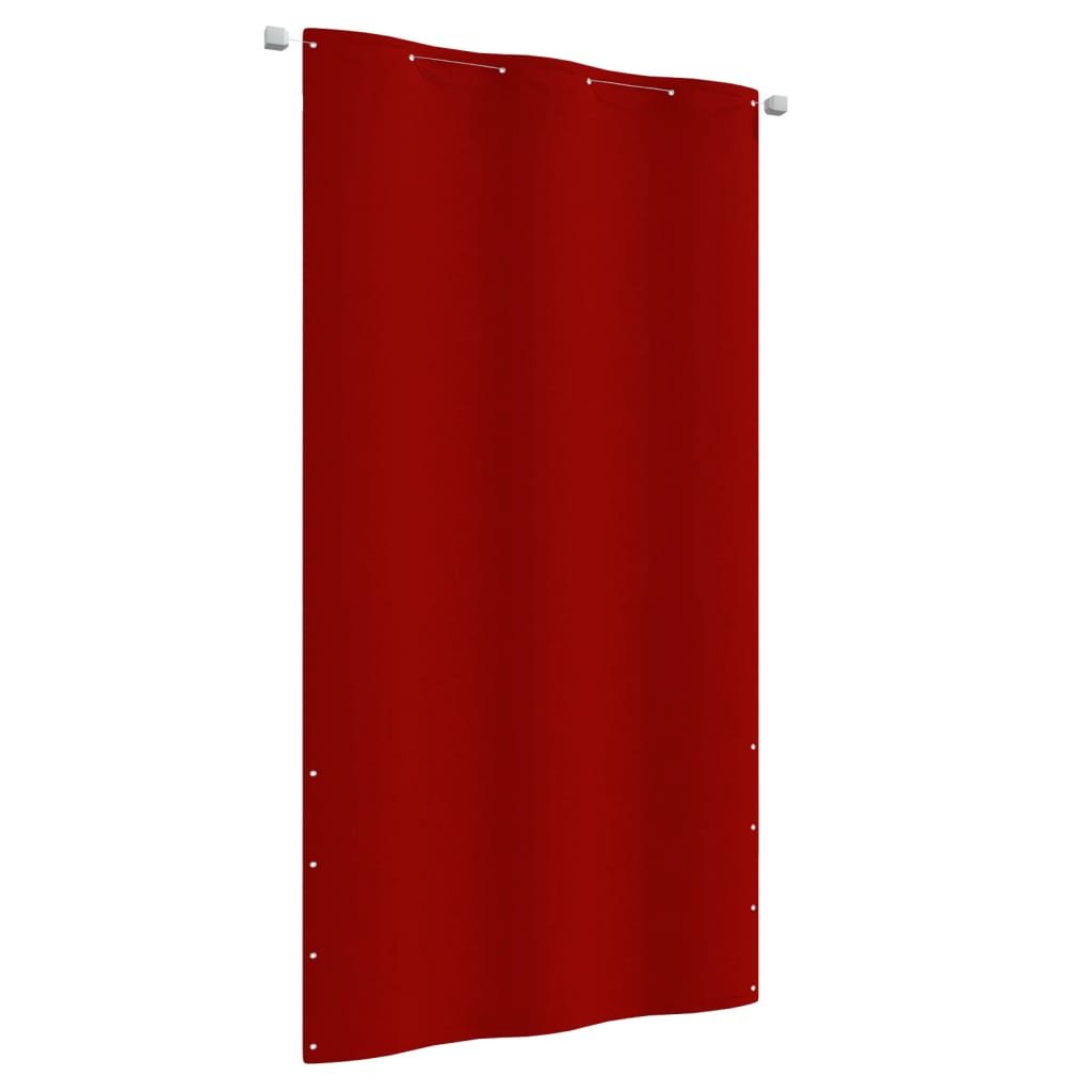 Vidaxl Balkon-Screen 120x240 cm Oxford Stoff rout