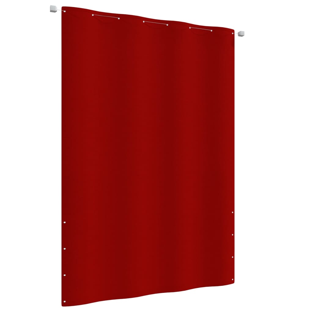 VidaXL Balkonscherm 160x240 cm oxford stof rood