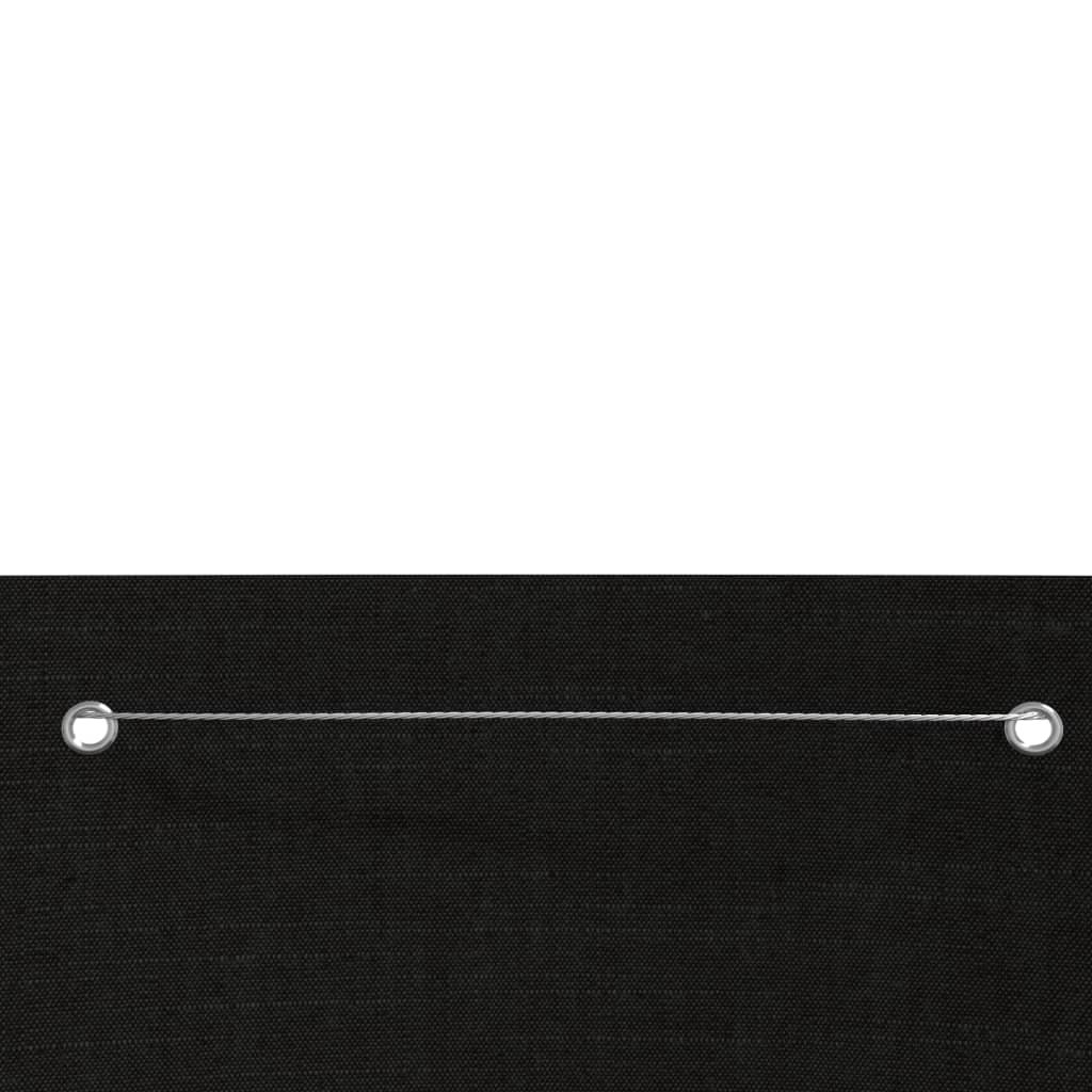 Vidaxl Balcony screen 100x240 cm Oxford fabric black