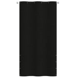 Pantalla de balcón Vidaxl 120x240 cm Oxford Fabric Negro