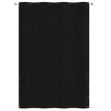 Écran de balcon Vidaxl 160x240 cm Oxford tissu noir