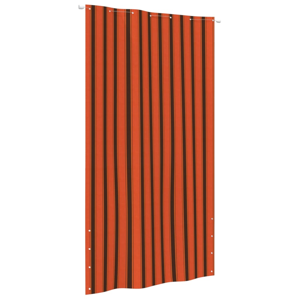 Vidaxl Balkon Bildschirm 140x240 cm Oxford Fabric Orange und Braun