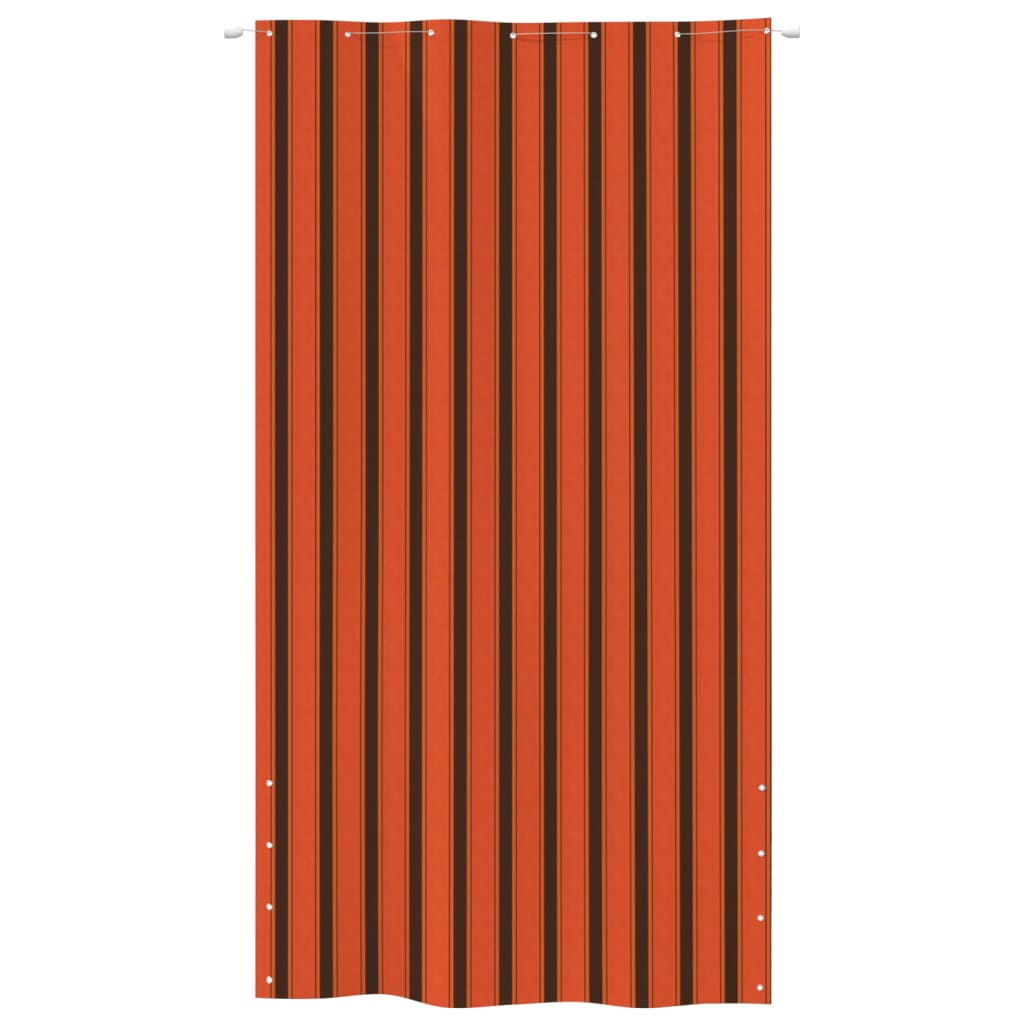 VidaXL Balkonscherm 140x240 cm oxford stof oranje en bruin