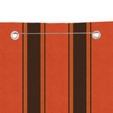 Vidaxl Balkon Screen 140x240 cm Oxford Fabric Orange and Brown