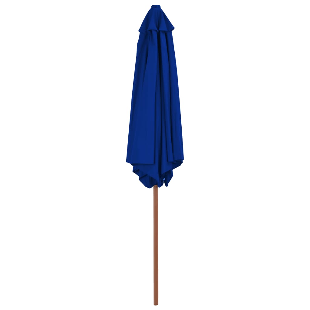 Vidaxl Parasol mit Holzstange 270 cm Blau