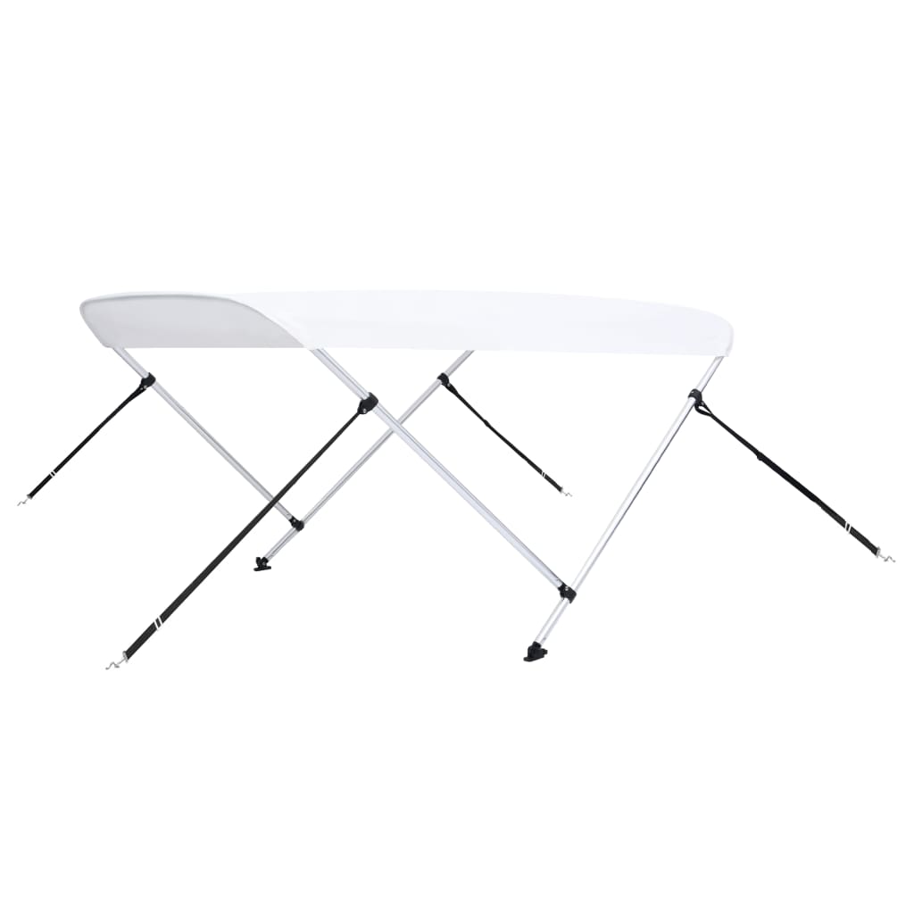 Vidaxl biminitop 2-bows 150x120x110 cm blanc