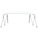 Vidaxl biminitop 4-boogs 243x (230-244) x137 cm blanco