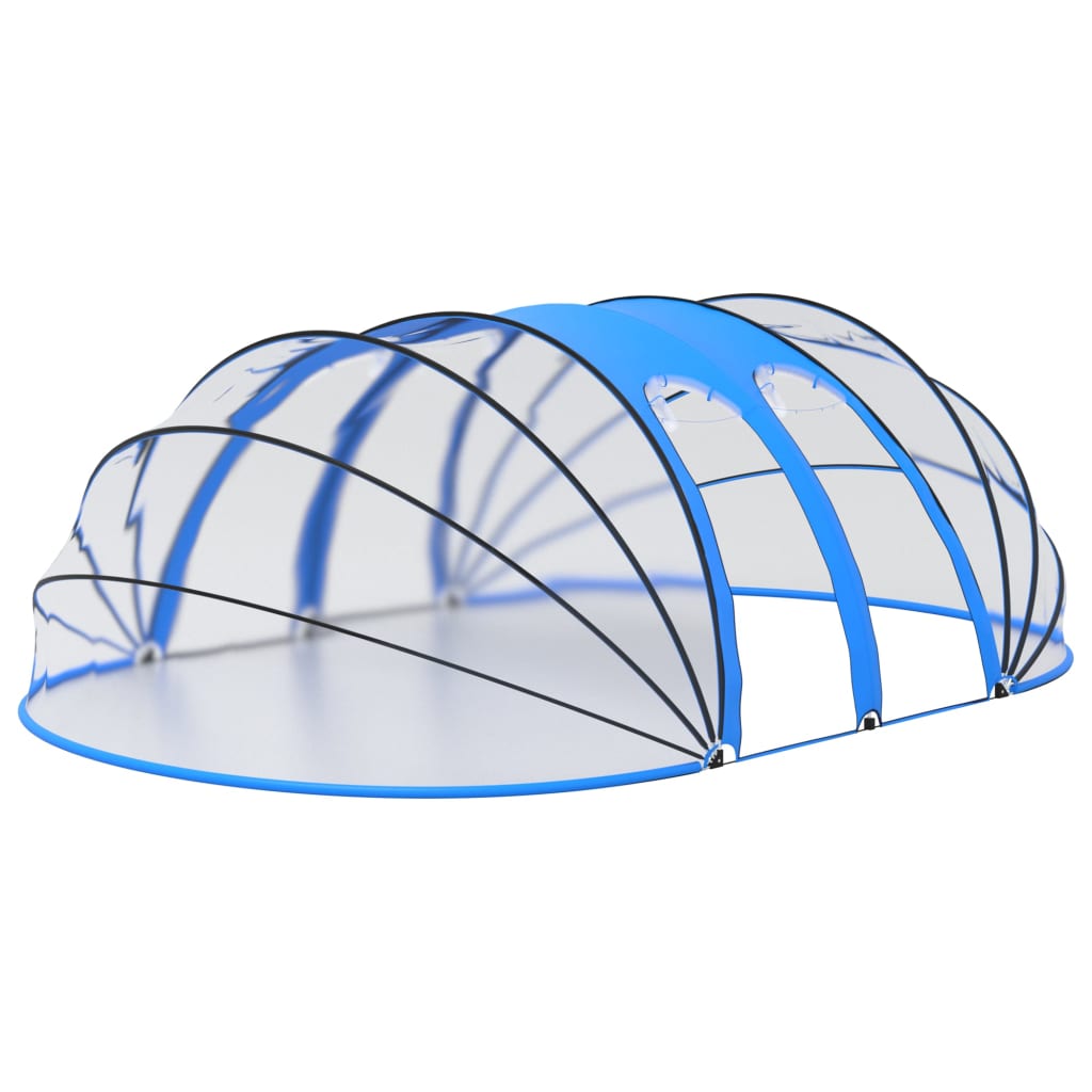 Vidaxl Swimming Pool Dome Oval 620x410x205 cm