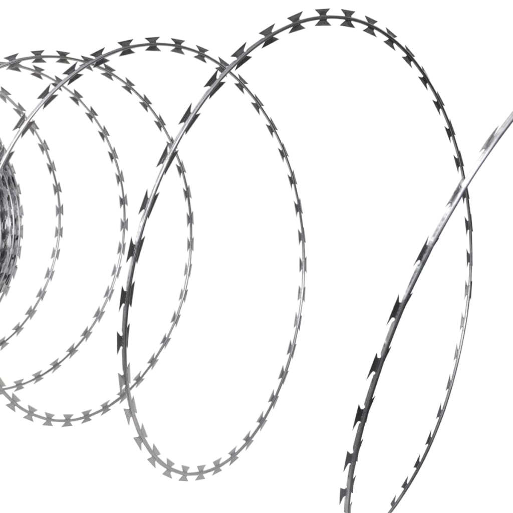 Vidaxl Shaver Mound Wire 2 St 100 m galvanisert stål