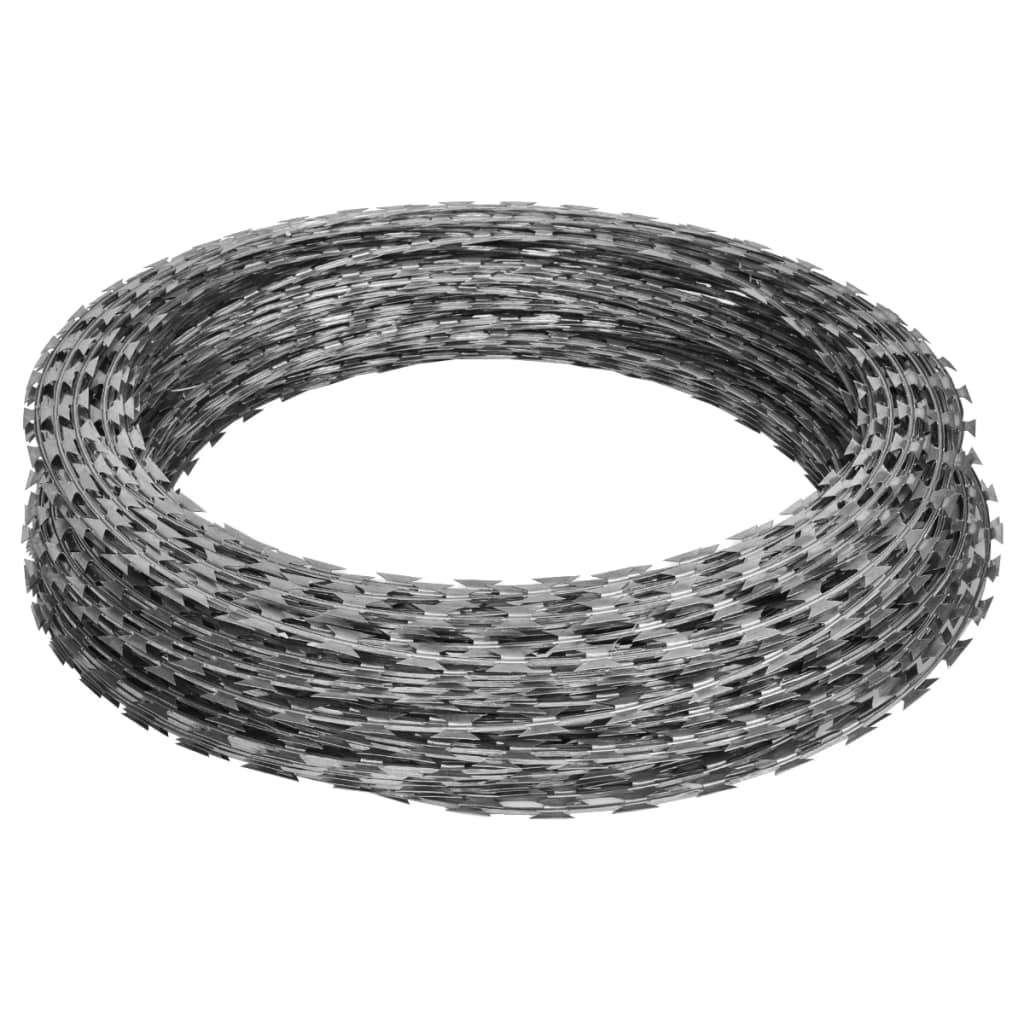 Vidaxl Shaver Mound Wire 2 PCS 60 m pocinkano jeklo