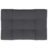 Vidaxl Pallet Cushion 120x80x12 cm tyg Anthracite -färgad