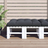 Vidaxl Pallet Cushion 120x80x12 cm tyg Anthracite -färgad