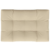 Vidaxl Pallet cushion 120x80x12 cm Fabric Beige