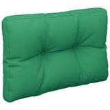 Vidaxl Pallet Cuscino 60x40x12 cm tessuto verde