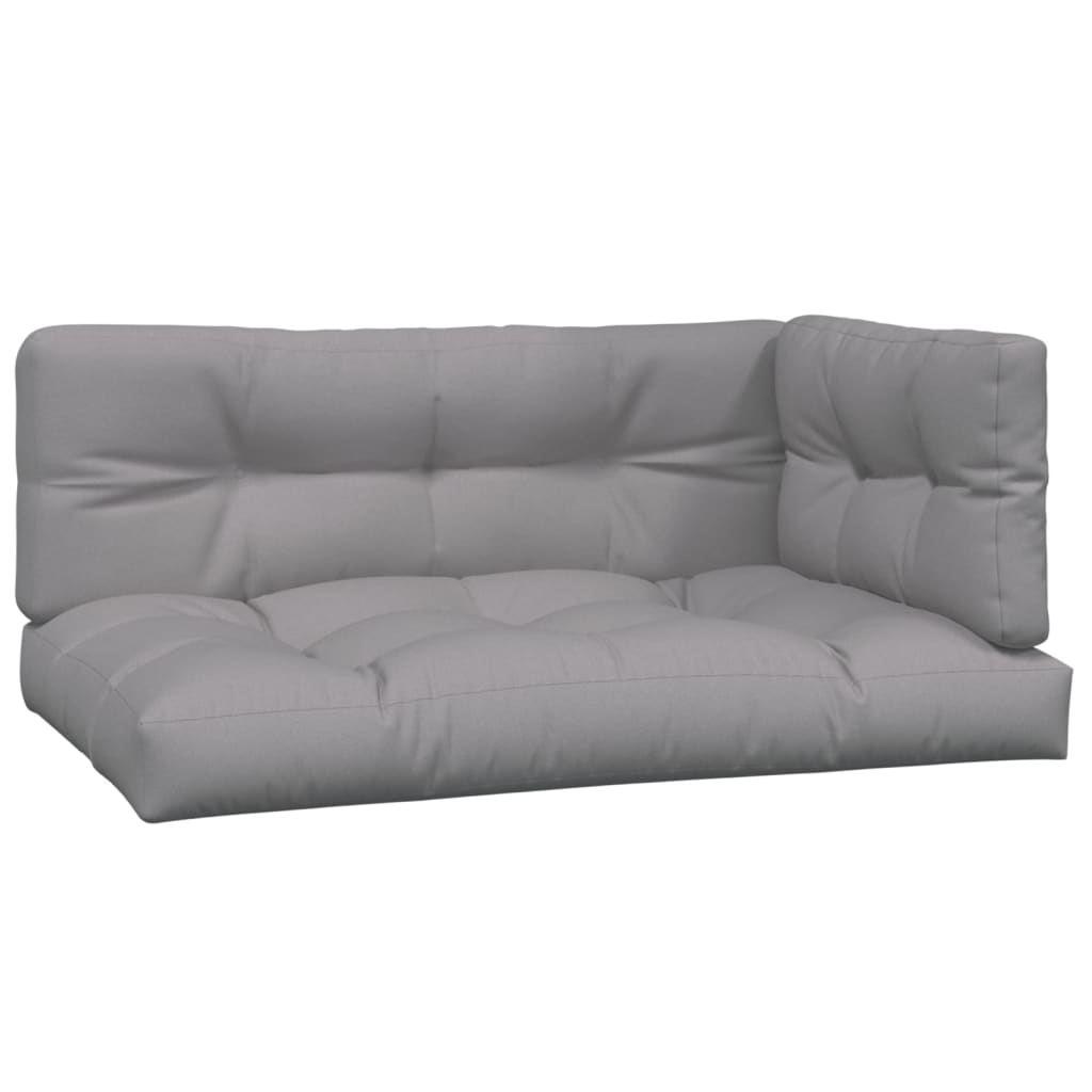 Vidaxl Pallet Cushions 3 St Fassice Grey