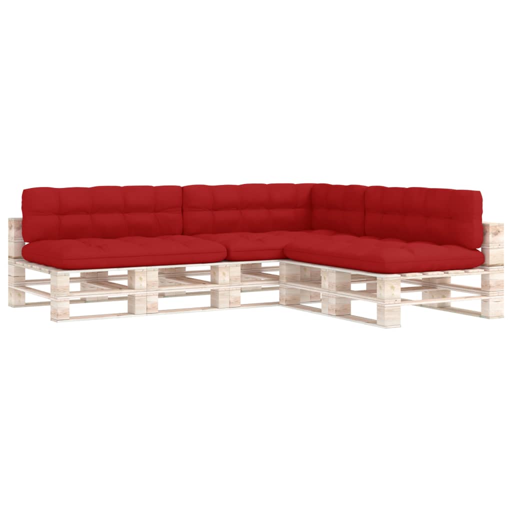 Vidaxl Bank Cushions Pallet 7 St Red