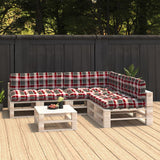 Vidaxl Bank Cushions Pallet 7 ST E ROSSO Finestra