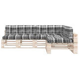 Vidaxl Bank Cushions Pallet 7 St a Grey