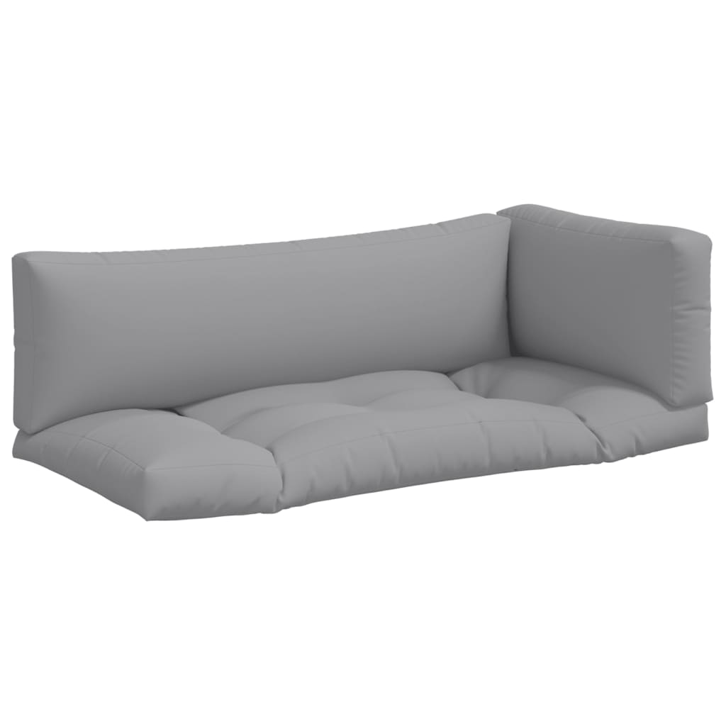 Vidaxl Pallet Cushions 3 St Fassice Grey