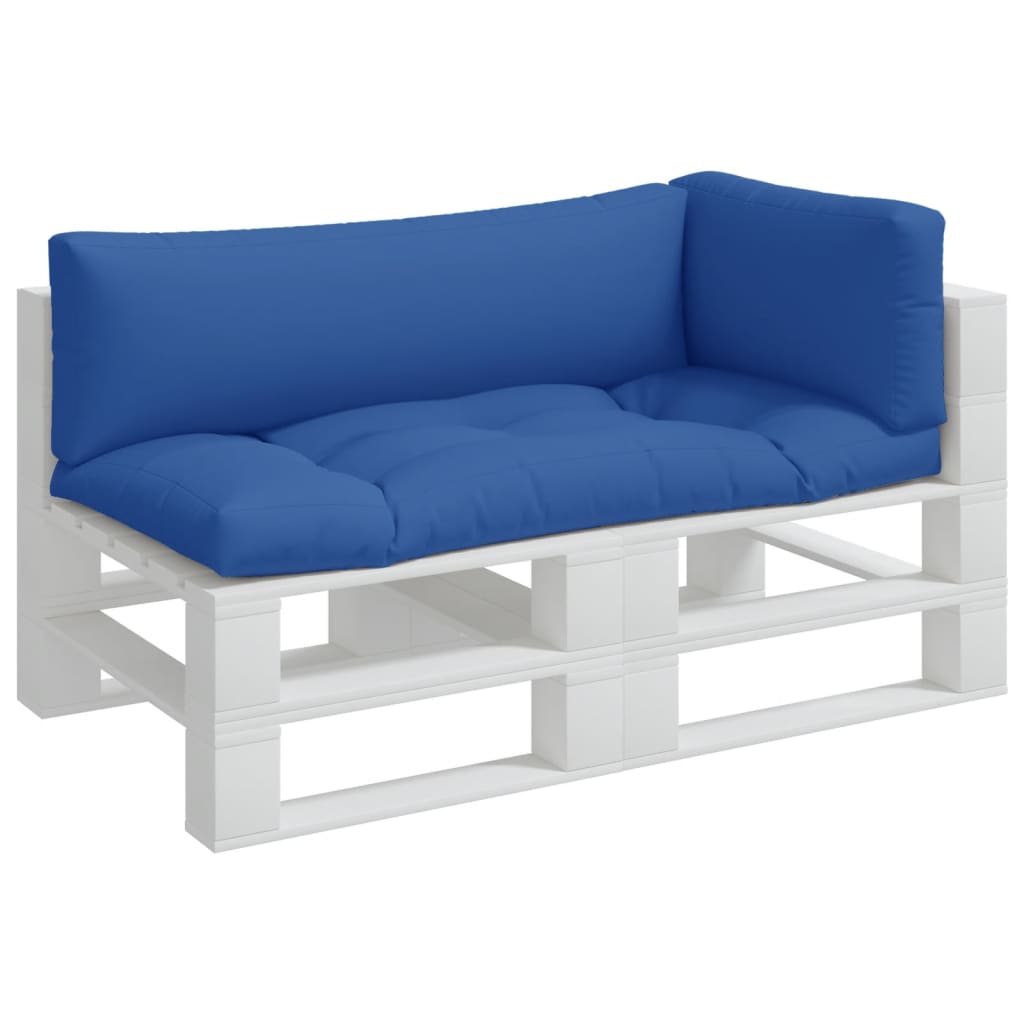 Vidaxl Pallet CUDIONS 3 st tyg Royal Blue