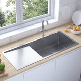 Vidaxl sink handmade stainless steel