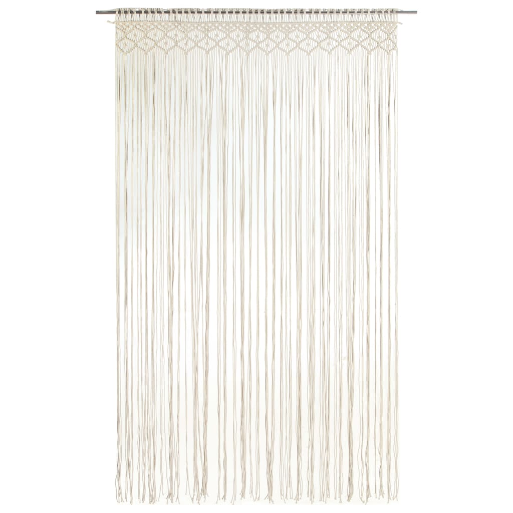 Vidaxl curtain macramé 140x240 cm cotton