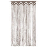 Vidaxl curtain macramé 140x240 cm cotton taupe