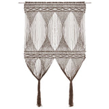 Vidaxl Curtain Macramé 140x240 cm de algodão