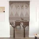 Vidaxl Curtain Macramé 140x240 cm de algodão