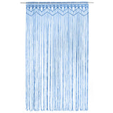 Vidaxl rideau macramé 140x240 cm Coton bleu