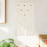 Vidaxl Wall Hanger Macramé 40x80 cm bomuld