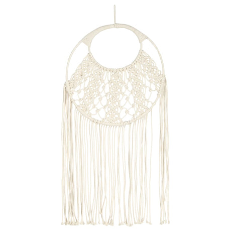 VidaXL Wandhanger macramé 40x80 cm katoen