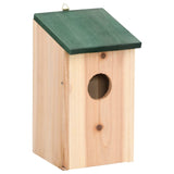 VidaXL Vogelhuisjes 10 st 12x12x22 cm massief vurenhout