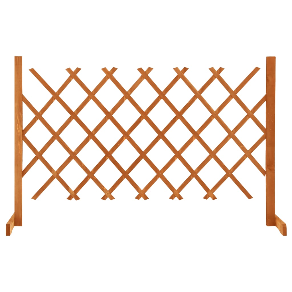 Vidaxl Garden Slat arbejde 120x90 cm Solid fyrretræ orange