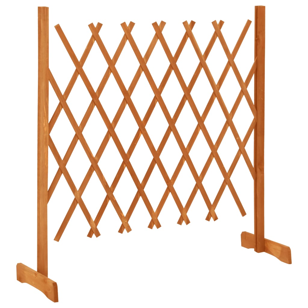 Vidaxl Garden Slat arbejde 120x90 cm Solid fyrretræ orange